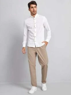 Manfinity Mode Men Cotton Solid Button Up Shirt -Man Style Shop 1627648526123af6127bcdb06acb9f4ab01853d7e3 thumbnail 405x552