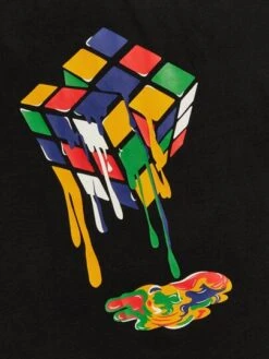 Manfinity Hypemode Men Drop Shoulder Magic Cube Print Tee -Man Style Shop 1647507267fa974d326d2e8176652520d04de2bd22 thumbnail 405x552