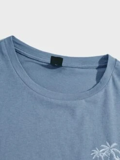 Manfinity Chillmode Men Cotton Letter & Tropical Graphic Tee -Man Style Shop 1654833723f0747ddb235ec467f5c774ef4e37a245 thumbnail 405x552