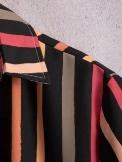 Manfinity RSRT Men 1pc Striped Button Front Shirt -Man Style Shop 16570739001a4a1b2df08450573f23506a97d022fd thumbnail 405x552