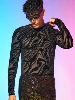 Manfinity Fever City Men Marble Print Mesh Tee -Man Style Shop 1669446511ac7848fd531c2c3c9a9f1f72a75fd8c4 thumbnail 405x552