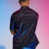 Manfinity Fever City Men Single Breasted Placket Hologram Shirt -Man Style Shop 16718487479d32c1ec387d1305d737a9843a51ad48 thumbnail 405x552