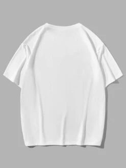 ROMWE Guys Letter Graphic Tee