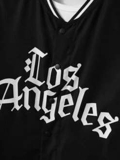 Manfinity Sporsity Men 1pc Letter Graphic Contrast Tape Baseball Collar Shirt -Man Style Shop 16736819312674c490313e7e30dba067e27ddce463 thumbnail 405x552