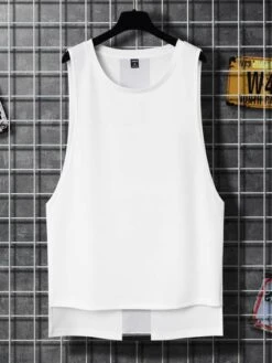 Manfinity Sporsity Men Letter Graphic Tank Top