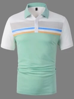 Manfinity Homme Men Color Block Polo Shirt -Man Style Shop 16783397463fe0ca36df7748bb950eefdc9c9235d2 thumbnail 405x552