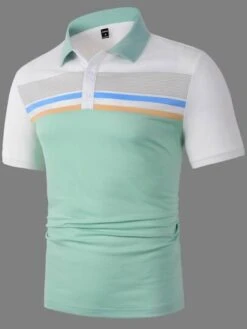 Manfinity Homme Men Color Block Polo Shirt -Man Style Shop 1678339748c14d2156d0bcaf6bc5a31e066d97180a thumbnail 405x552