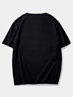 ROMWE Guys Letter Fire Graphic Tee