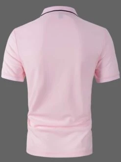 Manfinity Homme Men Contrast Trim Polo Shirt