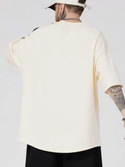 ROMWE Guys Slogan & Skull Graphic Tee -Man Style Shop 1680230717543632418ba5b3e2aef9b210ae7cc1e8 thumbnail 405x552