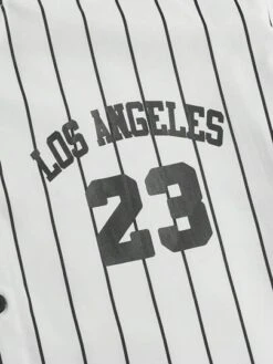 Manfinity Sporsity Men Striped Letter Graphic Shirt -Man Style Shop 1680319570049e524d15bafa5f7c72154967677b1a thumbnail 405x552