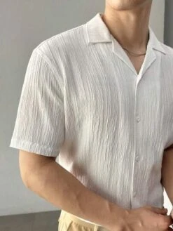 Manfinity Hypemode Men Solid Button Front Shirt -Man Style Shop 1680574029fd58677685577d179b735a0c44338543 thumbnail 405x552