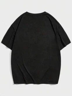 Goth Guys Cotton Cat & Letter Graphic Tee