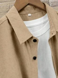 Manfinity Hypemode Men Solid Button Up Shirt Without Tee -Man Style Shop 168319576197560e446dbc68f61bed359c17595d71 thumbnail 405x552