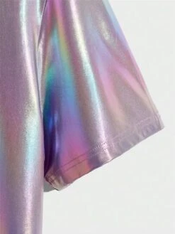 Manfinity AFTRDRK Men Holographic Round Neck Tee -Man Style Shop 1683631013477ebb8e3eb5e8e309b5e69f292b666b thumbnail 405x552