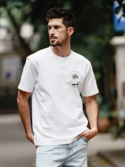 Men Coconut Tree & Letter Graphic Tee -Man Style Shop 16849057990924e9a808187374f55f28f6c113ed7c thumbnail 405x552
