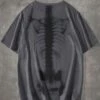 Grunge Punk Guys Skeleton Print Tee -Man Style Shop 16853431431cc34fbdffbd004efeae864f9683434e thumbnail 405x552