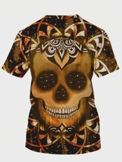 Manfinity LEGND Men 3D Skull Print Tee