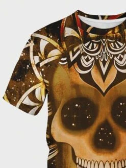 Manfinity LEGND Men 3D Skull Print Tee -Man Style Shop 1685431354684f140a9e73dd98351354200a860093 thumbnail 405x552