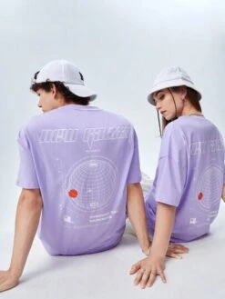 Manfinity Unisex 1pc Cotton Slogan Graphic Drop Shoulder Tee -Man Style Shop 1686033102c65901b4ce5dac3b3bf46f36b1394d7c thumbnail 405x552