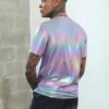 Manfinity AFTRDRK Men Holographic Round Neck Tee -Man Style Shop 16861094076bf8eff980694f392f53bbf12a23ae87 thumbnail 405x552