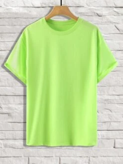 Manfinity EMRG Men Cartoon & Letter Graphic Drop Shoulder Tee