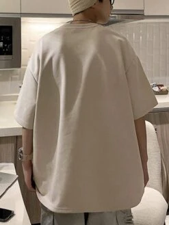 Manfinity Hypemode Men Solid Drop Shoulder Tee