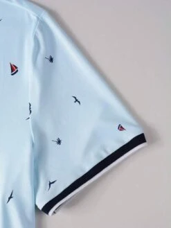 Manfinity RSRT Men Seagull & Coconut Tree Graphic Contrast Trim Polo Shirt -Man Style Shop 1687139875e6a9fcf850c5a3d982483ed6e392e4e9 thumbnail 405x552