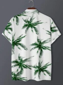 Men Tropical Print Shirt