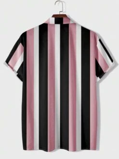 Men Striped Print Shirt
