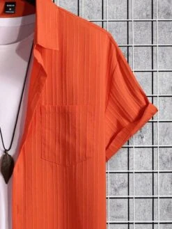 Manfinity Homme Men Solid Button Up Shirt -Man Style Shop 168774616842e5654b26a0bf891d3ec5c04d0b7e9d thumbnail 405x552