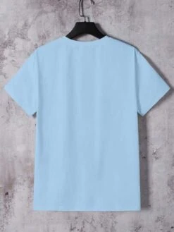 Manfinity RSRT Men Letter & Palm Tree Print Tee