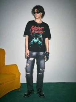 Rick And Morty | ROMWE Guys Letter & Figure Graphic Tee -Man Style Shop 168792192207d50d404439cdd7853eb9cdced74bc3 thumbnail 405x552