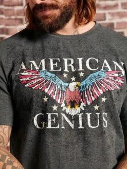 SHEIN Manfinity Homme Men Eagle & Letter Graphic Tee -Man Style Shop 16880864864ae2e017b43cd78f7221f69146f5f15e thumbnail 405x552