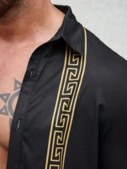 Manfinity LEGND Men Geo Print Button Up Shirt -Man Style Shop 16886133041961cbfcc976ed51ba32adaca4801e42 thumbnail 405x552