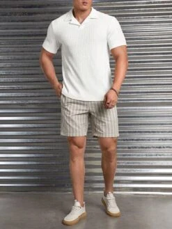 SHEIN Manfinity Homme Men Solid Polo Shirt -Man Style Shop 168923375888961c94364b89b0d09c492fb05e2d51 thumbnail 405x552