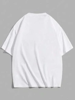 Men Car Print Drop Shoulder Tee