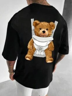 Manfinity Hypemode Men Bear Print Tee -Man Style Shop 169018537683f2c6262d8635c79c3deb4c772d0472 thumbnail 405x552