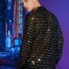 SHEIN Manfinity Fever City Men Sequin Detail Sheer Top -Man Style Shop 1690426020d406a44cf50247c5bbb8a421c0e96b6f thumbnail 405x552
