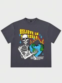 ROMWE Street Life Guys Slogan & Skeleton Print Tee -Man Style Shop 169043937270dce48553fb6e1c8988038bee7a1c20 thumbnail 405x552