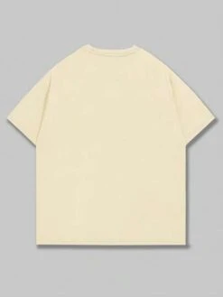 ROMWE Street Life Guys Car & Letter Graphic Tee