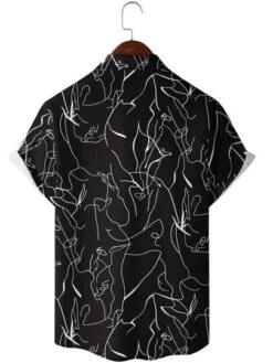 SHEIN Manfinity Homme Men Allover Print Shirt