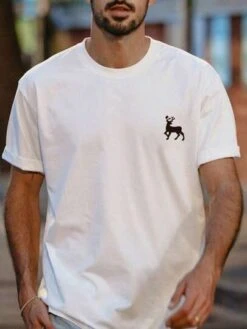 Men Deer Print Tee -Man Style Shop 1691578474177e2d9a8c4ab79aba702d423cf01c04 thumbnail 405x552