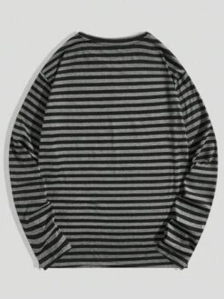 Goth Guys Striped & Cross Graphic Tee