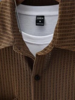 Manfinity Homme Men Solid Pocket Patched Button Up Shirt -Man Style Shop 16918337955d2eb35286bace1570cc71ef029b96a7 thumbnail 405x552