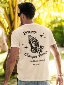 Men Slogan & Gesture Print Tee