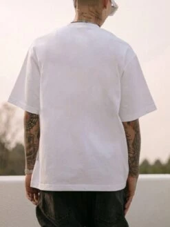 Men Mountain & Slogan Graphic Tee