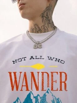 Men Mountain & Slogan Graphic Tee -Man Style Shop 1691893696f1a237b64041e1e05c26116910a1bbf9 thumbnail 405x552