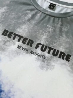 Men Slogan Graphic Colorblock Tee -Man Style Shop 1691908377a57369bdf1cbdbad6040d26959bdc0eb thumbnail 405x552