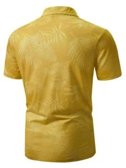 Manfinity RSRT Men Tropical Print Polo Shirt